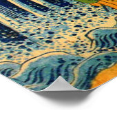 Kirifuri Waterval op Mount Kurokami in Shimotsuke Poster (Hoek)