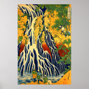 Kirifuri Waterval op Mount Kurokami in Shimotsuke Poster