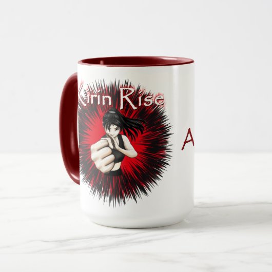 Kirin Rise 15 oz Coffee Mok (Voorkant links)