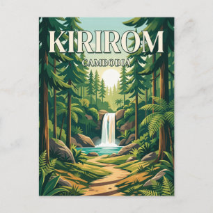 Kirirom Nationaal Park Cambodja Briefkaart