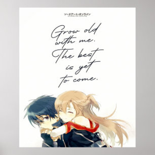 Kirito Asuna - Sword Art Online Poster