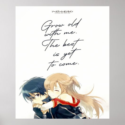 Kirito Asuna - Sword Art Online Poster (Voorkant)