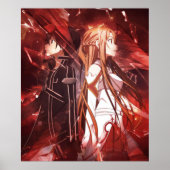 Kirito Asuna - Sword Art Online Poster (Voorkant)