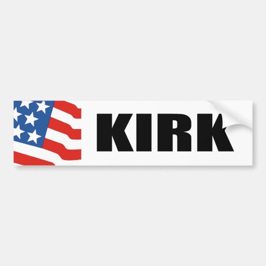 KIRK 2010 BUMPERSTICKER (Voorkant)