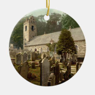 Kirk Braddan, Douglas, Isle of Man, Engeland Keramisch Ornament