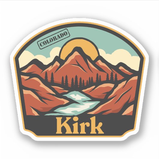 Kirk, Colorado Sticker (Voorkant)