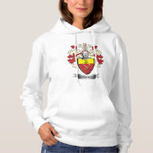 Kirk Family Crest Coat of Arms Hoodie (Voorkant)