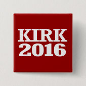 Kirk - Mark Kirk 2016 Vierkante Button 5,1 Cm (Voorkant)