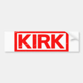 Kirk Stamp Bumpersticker (Voorkant)