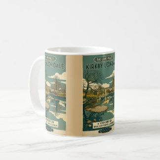 Kirkby Lonsdale Lune Valley Vintage Reisposter Koffiemok