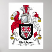Kirkham Family Crest Poster (Voorkant)