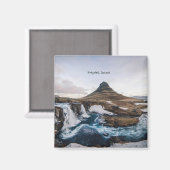 Kirkjufall, Church Mountain, IJsland Magneet (Voorkant / Achterkant)