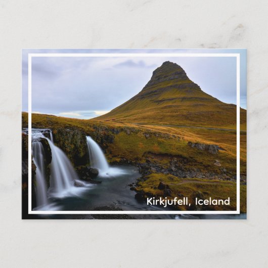 Kirkjufall, IJsland souvenir briefkaart (Voorkant)