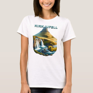 Kirkjufell berg en watervallen IJsland T-shirt