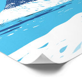 Kirkjufell Iceland Travel Art Vintage Poster (Hoek)