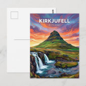 Kirkjufell IJsland Briefkaart (Voorkant / Achterkant)