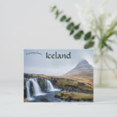 Kirkjufell Mountain en de Herfsten van IJsland Briefkaart (Staand voorkant)