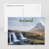 Kirkjufell Mountain en de Herfsten van IJsland Briefkaart (Voorkant / Achterkant)