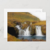 Kirkjufellsfoss, IJsland Briefkaart (Voorkant / Achterkant)