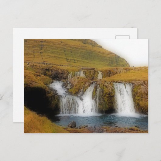Kirkjufellsfoss, IJsland Briefkaart (Voorkant / Achterkant)