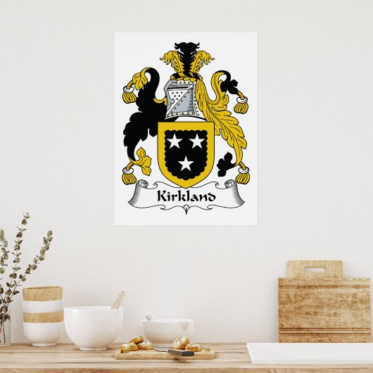 Kirkland Family Crest Poster (Keuken)