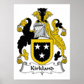 Kirkland Family Crest Poster (Voorkant)