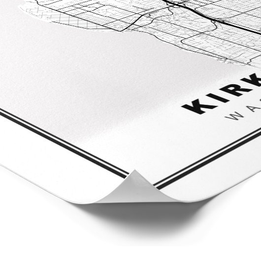 Kirkland Map Poster (Hoek)