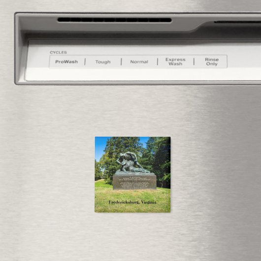 Kirkland Monument in Fredericksburg Magneet (Insitu (Vaatwasser))