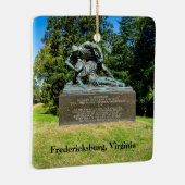 Kirkland Monument in Fredericksburg-slagveld Keramisch Ornament (Rechts)