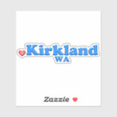 Kirkland Washington Sticker (Vel)