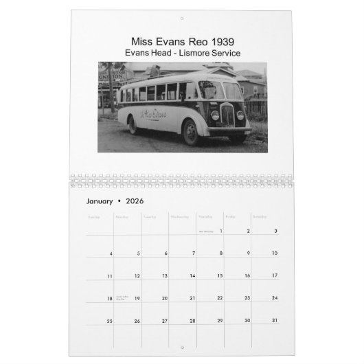 Kirklands Bus en Coach Fleet Kalender (Jan 2026)