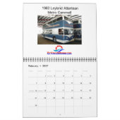 Kirklands-bussen van 1960 en 1970 kalender (Feb 2027)