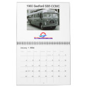 Kirklands-bussen van 1960 en 1970 kalender (Jan 2026)