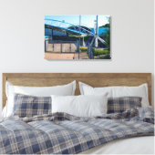 Kirklees Stadium, Huddersfield Canvas Afdruk (Insitu (Slaapkamer))