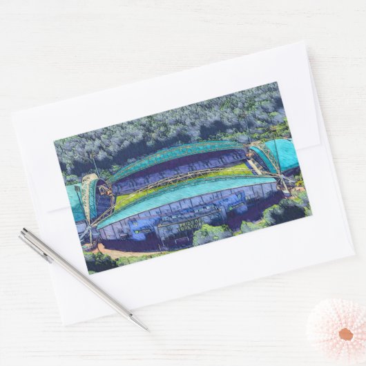 Kirklees Stadium, Huddersfield Rechthoekige Sticker (Envelop)