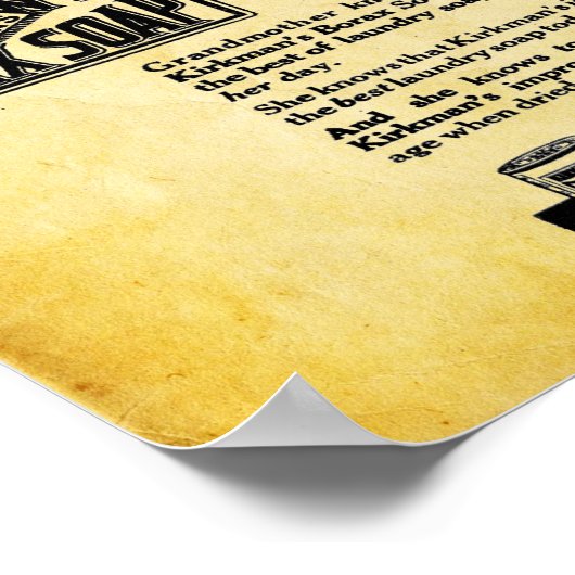 Kirkmans Borax Soap -  waszeep Print (Hoek)