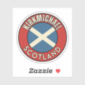 Kirkmichael, Schotland Sticker (Vel)