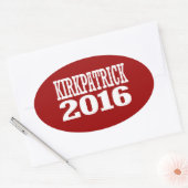 Kirkpatrick - Ann Kirkpatrick 2016 Ovale Sticker (Envelop)