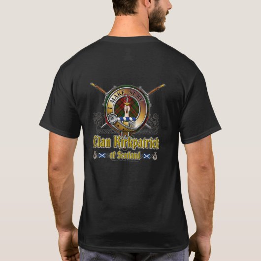 Kirkpatrick Clan Badge T-shirt (Achterkant)