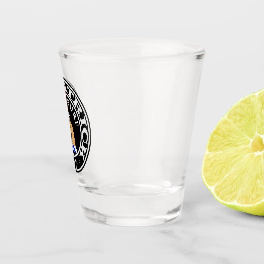 Kirkpatrick Crest Shot Glass Glas (Rechts)