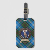 Kirkpatrick Crest & Tartan Bagage Label (Voorkant (verticaal))