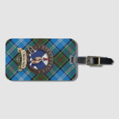 Kirkpatrick Crest & Tartan Bagage Label (Voorkant (horizontaal))