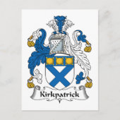 Kirkpatrick Family Crest Briefkaart (Voorkant)