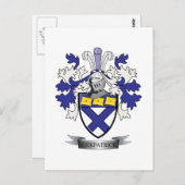Kirkpatrick Family Crest Coat of Arms Briefkaart (Voorkant / Achterkant)