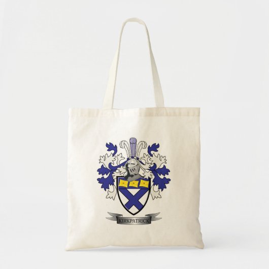 Kirkpatrick Family Crest Coat of Arms Tote Bag (Voorkant)
