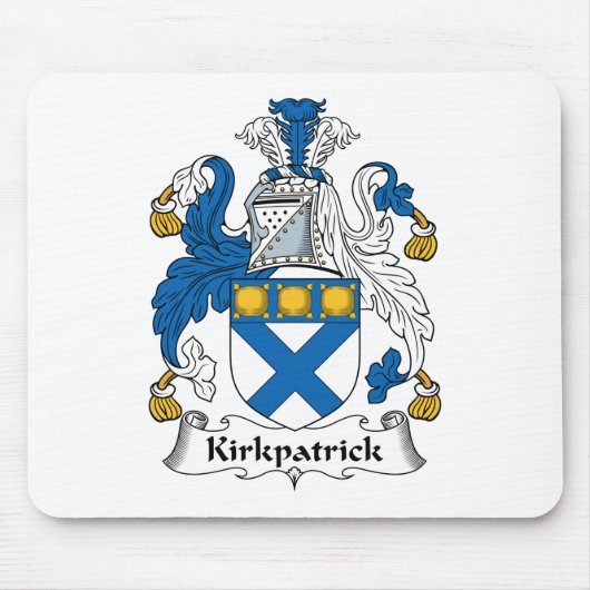 Kirkpatrick Family Crest Muismat (Voorkant)