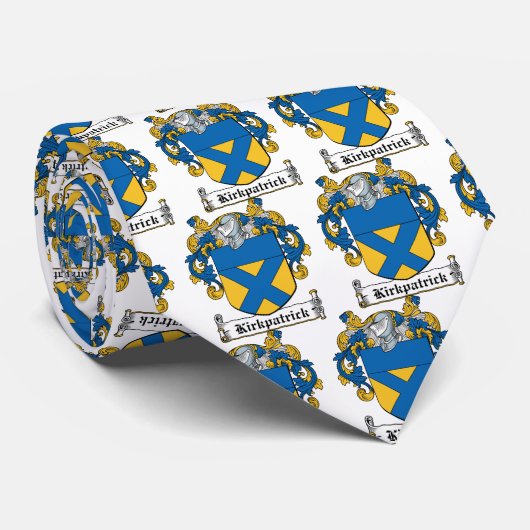 Kirkpatrick Family Crest Stropdas (Opgerold)