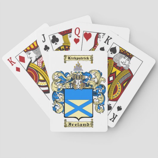 Kirkpatrick (Ierland) Pokerkaarten (Achterkant)