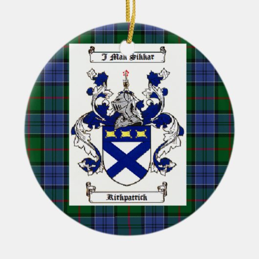 Kirkpatrick Keramisch Ornament (Voorkant)