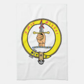 Kirkpatrick & kilpatrick Clan Badge Theedoek (Verticaal)